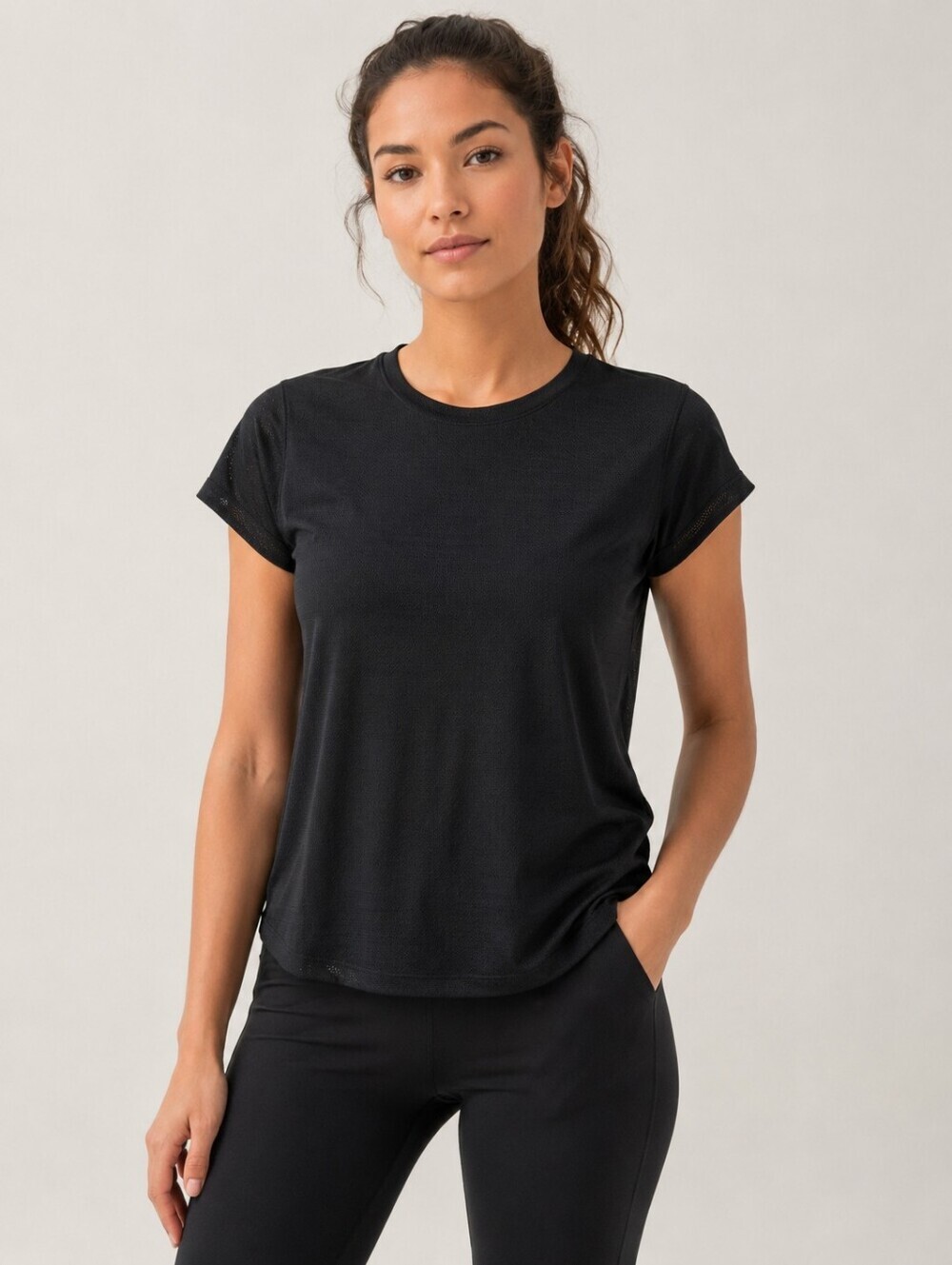 TUFF ATHLETIC BLACK TOP SIZE SMALL